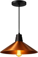Lustre Cobre Martelado 3 Bocais Industrial pequeno