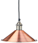 Luminária Cobre Industrial Pendente Forjado médio