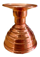 Suporte Velas Cobre 3 Lugares Industrial compacto