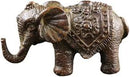 Escultura Cobre Elefante Boa Sorte Antigo padrão